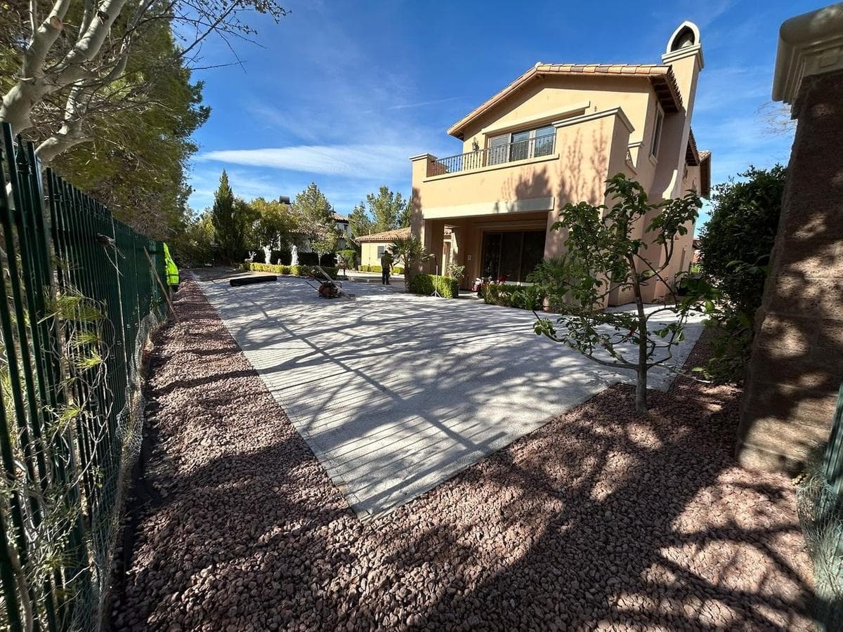 Estate Pool Lawn Replaced With Premium Turf — during construction 2
